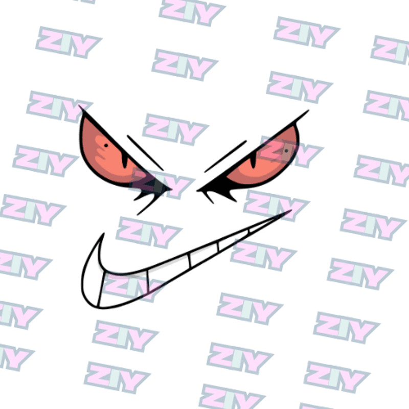 Gengar Pokemon Nike Style  Embroidery  Vector Art  Digital Download 2