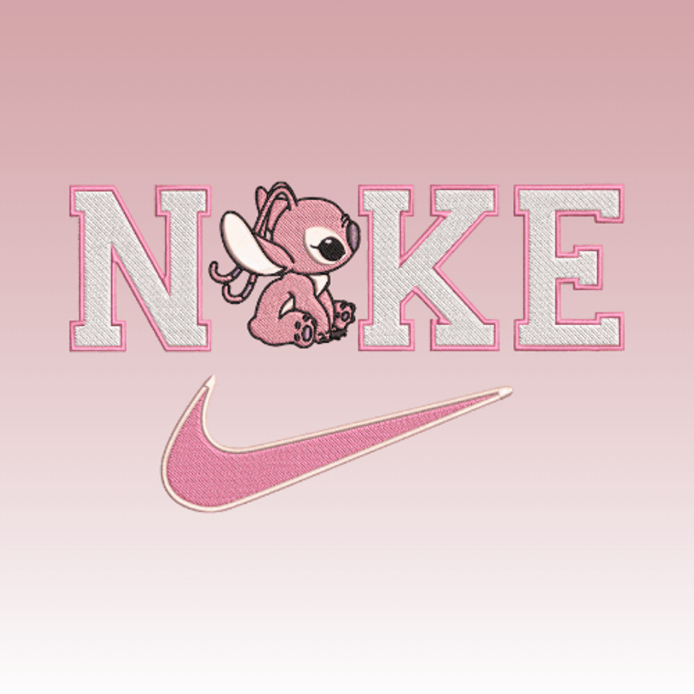 Stitch Nike Style Embroidery Vector Art Digital Download 1