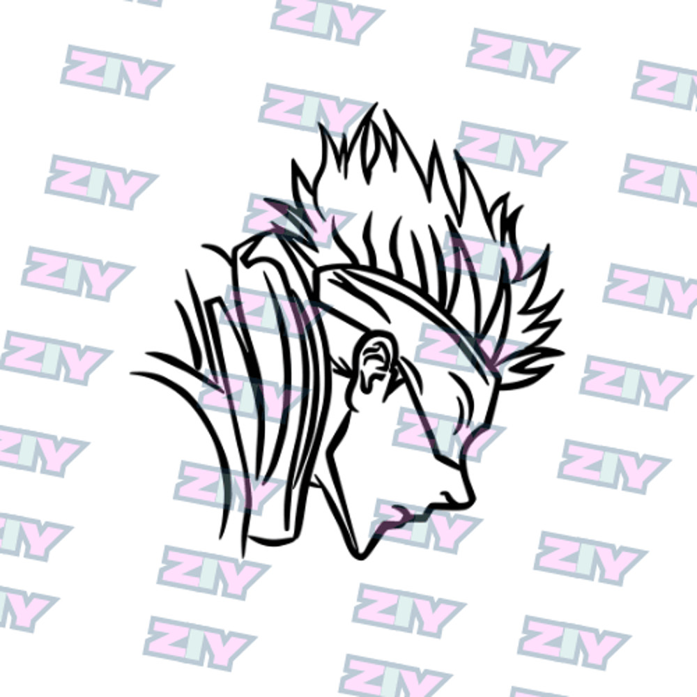 Gojo Infinity Style  Embroidery  Vector Art  Digital Download 2