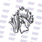 Gojo Infinity Style  Embroidery  Vector Art  Digital Download 2