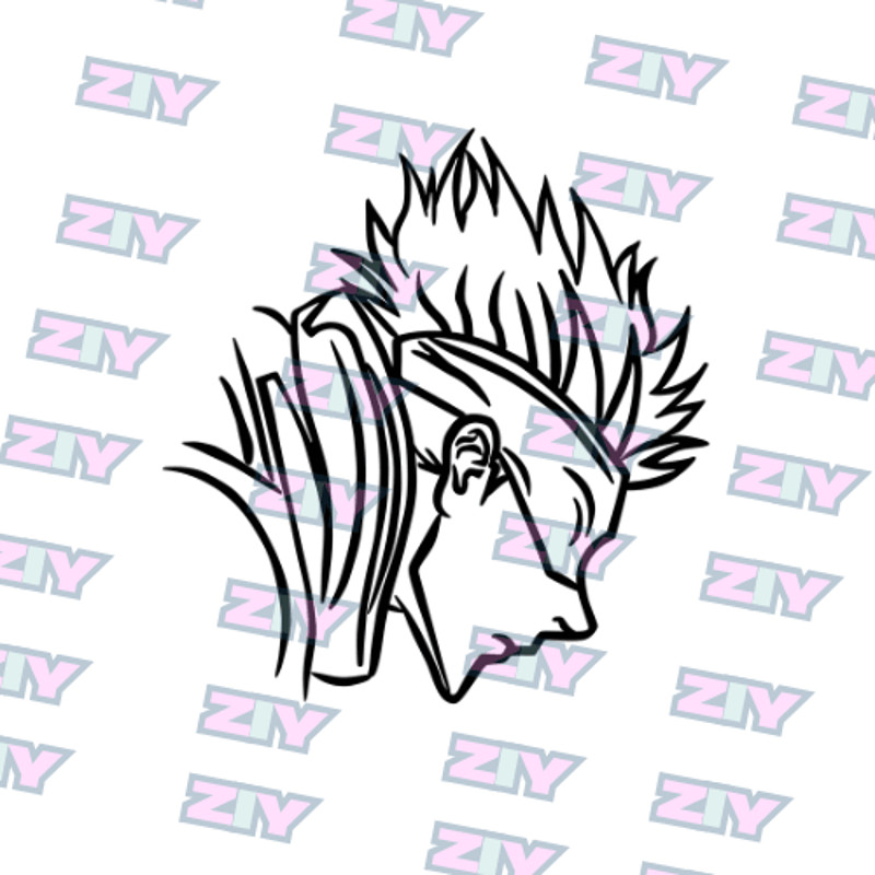 Gojo Infinity Style  Embroidery  Vector Art  Digital Download 2