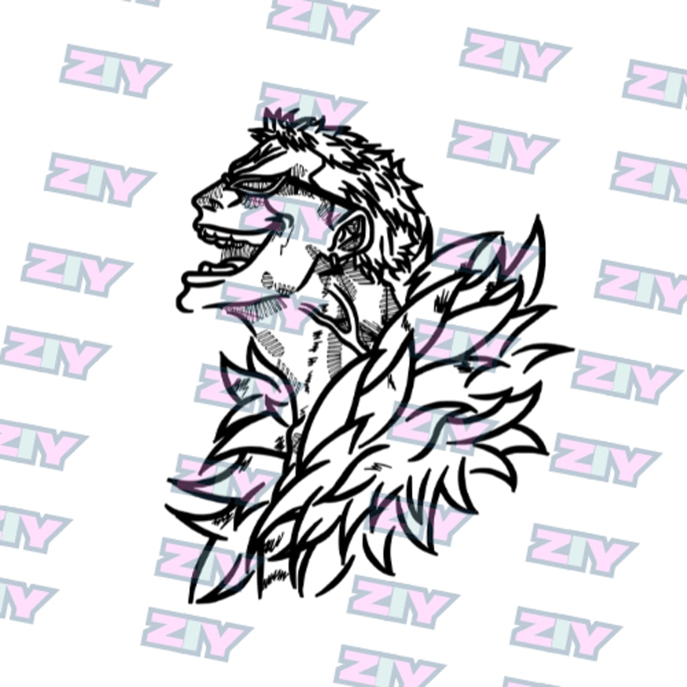 Doflamingo From One Piece Embroidery Vector Art Digital Download 2