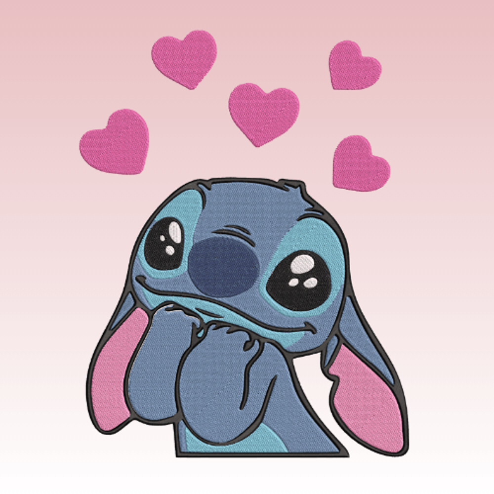 Stitch Love  Embroidery  Vector Art  Digital Download 1