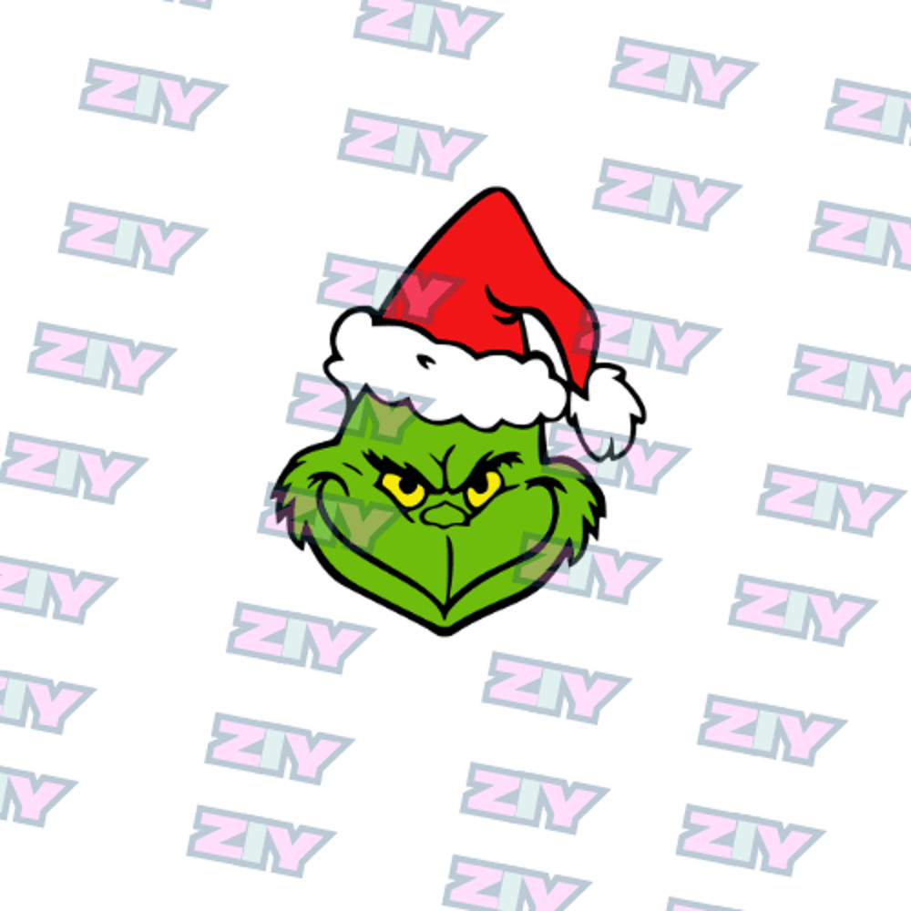 The Grinch Embroidery Vector Art Digital Download 2