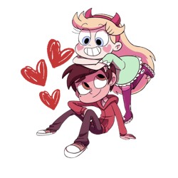 star and marco themed digital print for valentine file