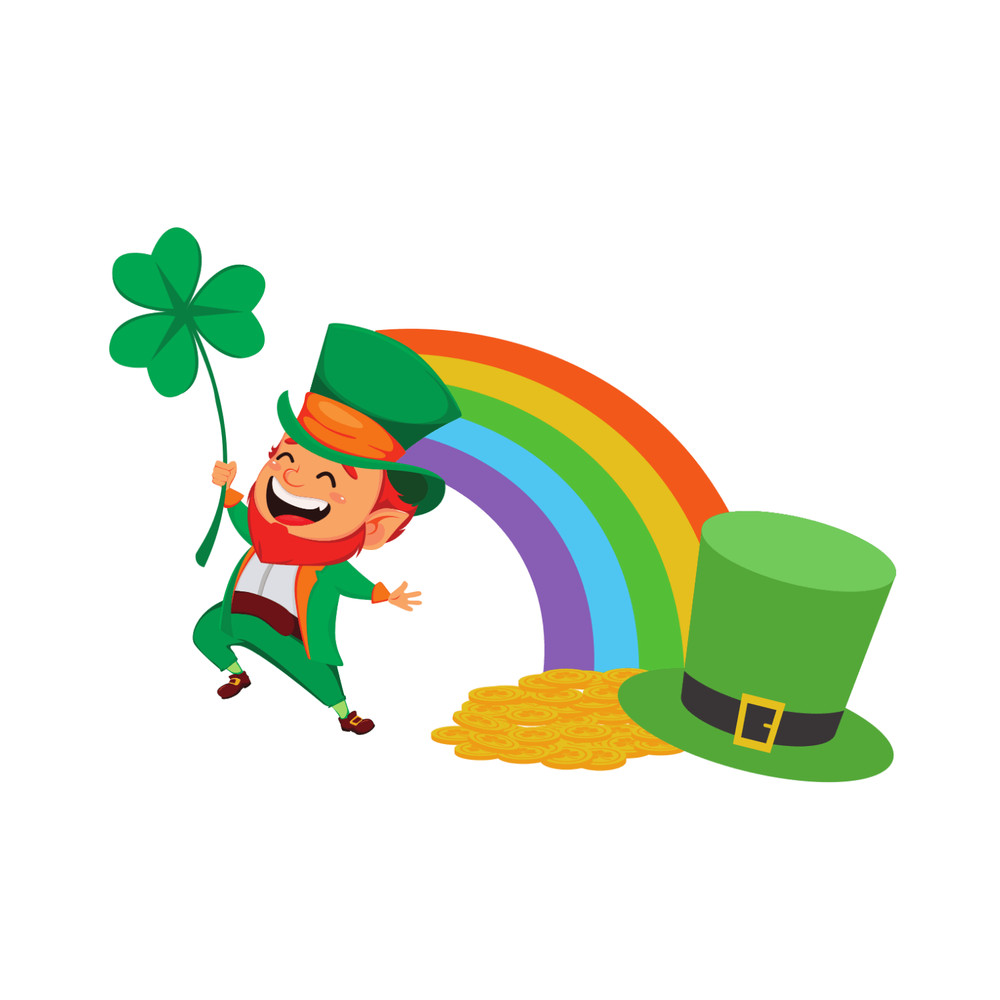 Rainbow Gold Pot Shamrock 2