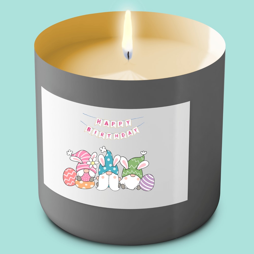 Handmade Birthday Gnome Cute Plush Gift With Party Hat Balloons 1