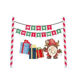 merry christmas gnome cute love gift card