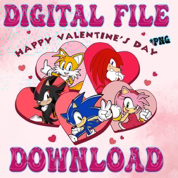 Sonic The Hedgehog Valentine | Inspire Uplift