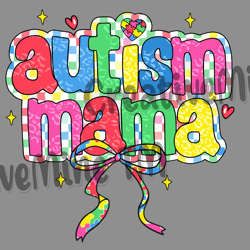 austim mama png shirt gift for mother's day