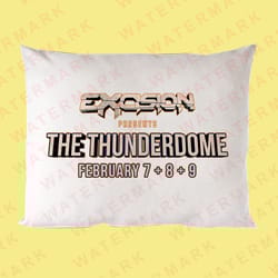 excision presents the thunderdome music festival 2025 pillow cases