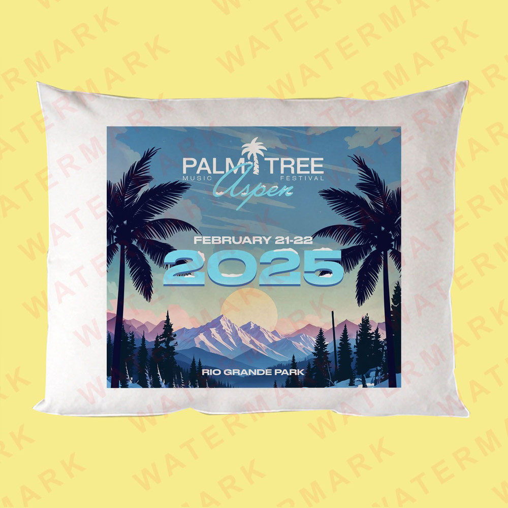 PALM TREE MUSIC FESTIVAL ASPEN 2025 Pillow Cases 0