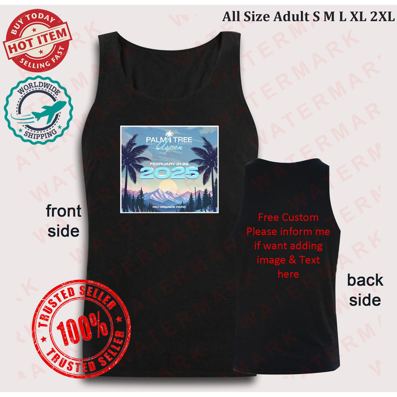 PALM TREE MUSIC FESTIVAL ASPEN 2025 Tank Top 0