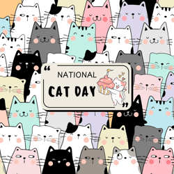 celebrating purrfection; happy national cats day!