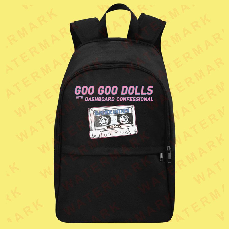 GOO GOO DOLLS WITH DASHBOARD CONFESSIONAL SUMMER ANTHEM TOUR 2025 Backpack Bags 0