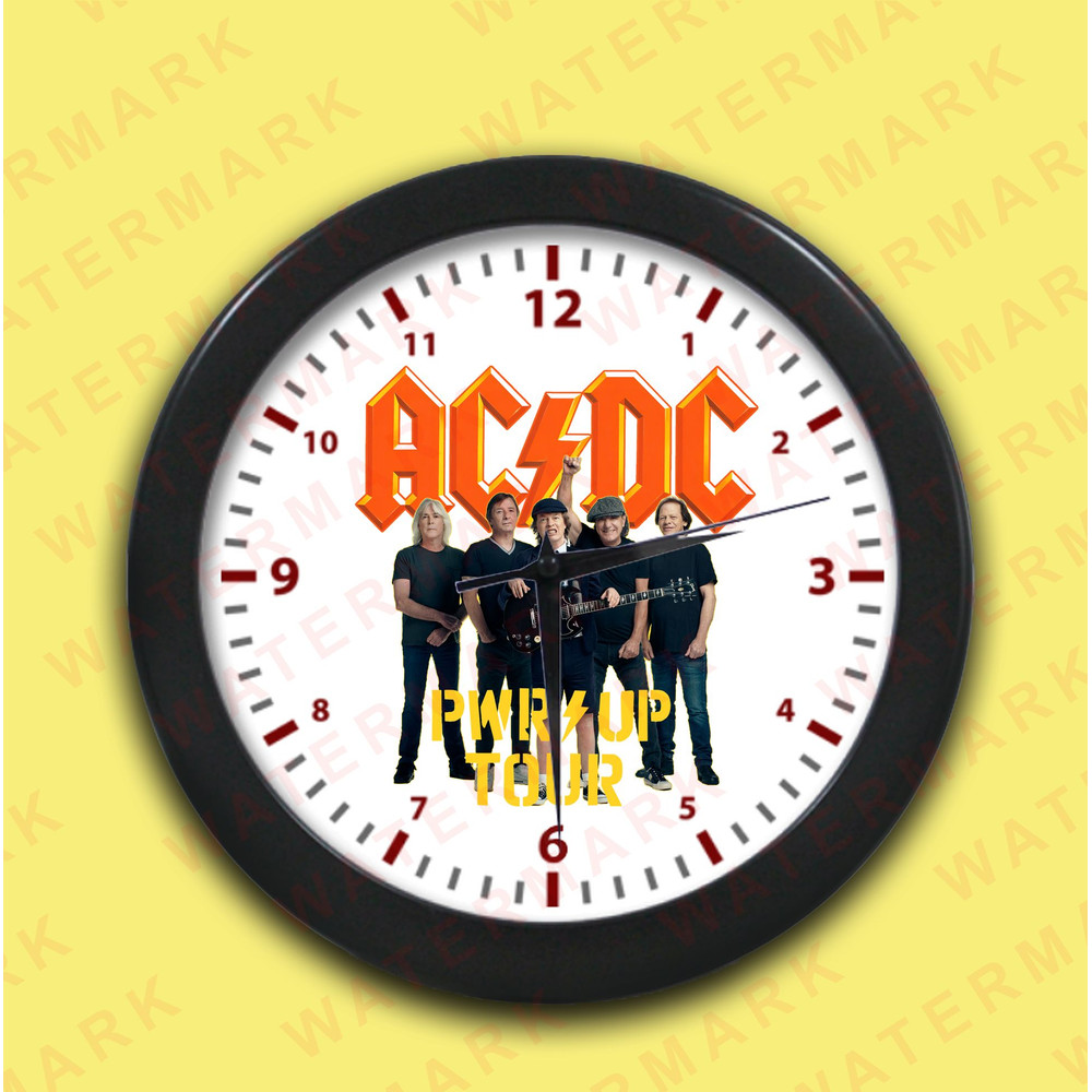 THE ACDC POWER UP NORTH AMERICAN TOUR 2025 Wall Clocks 0