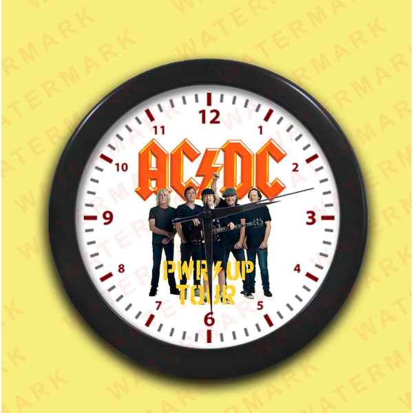 THE ACDC POWER UP NORTH AMERICAN TOUR 2025 Wall Clocks | Inspire Uplift