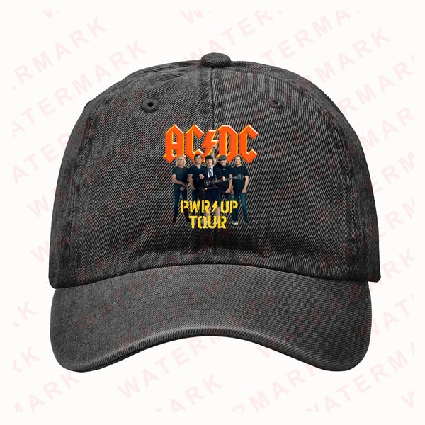 THE ACDC POWER UP NORTH AMERICAN TOUR 2025 Denim Hat Cap | Inspire Uplift