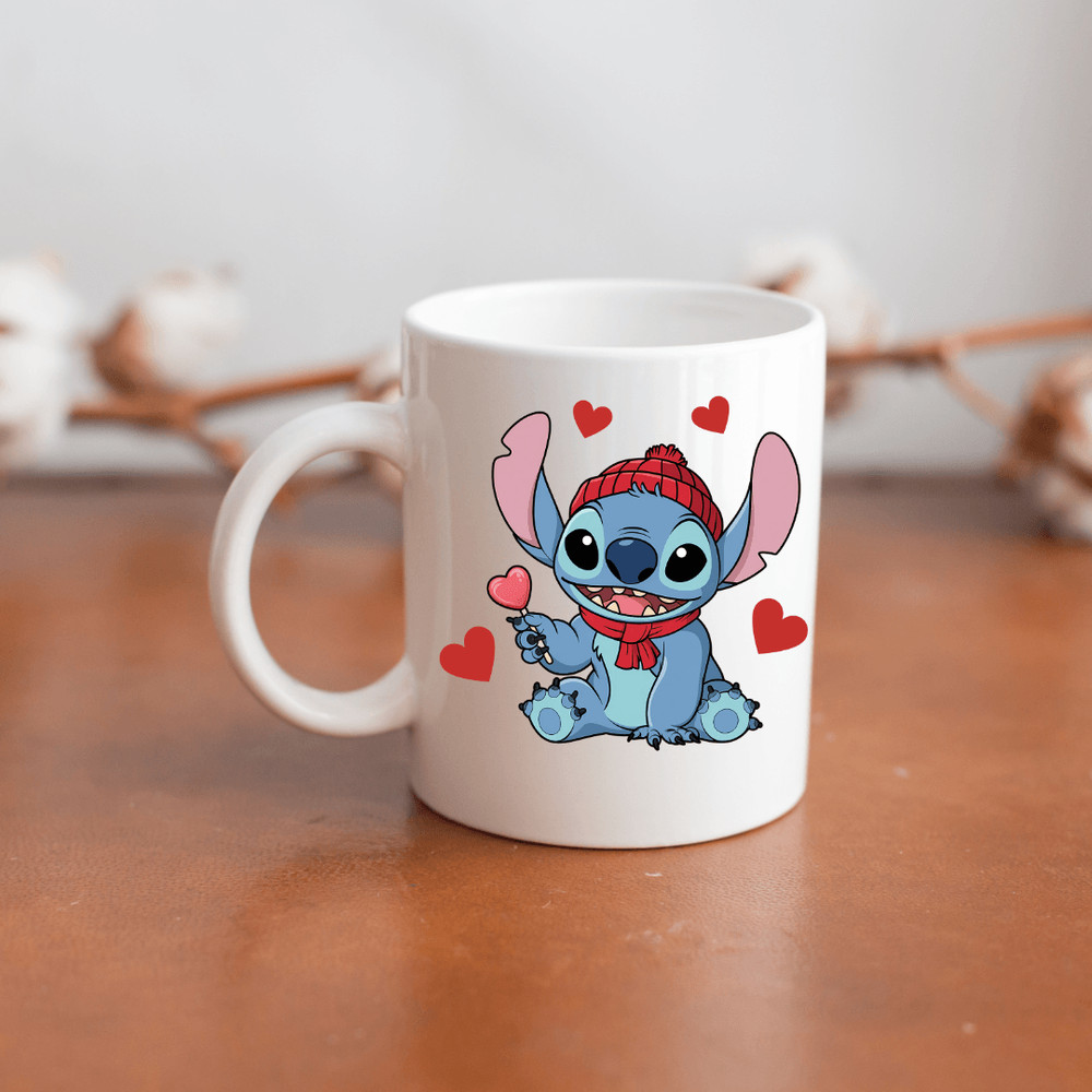 Kawaii Stitch Valentine PngHappy Valentines PngStitch Cartoon PngValentines Day PngHeart Png 3