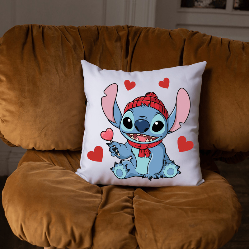 Kawaii Stitch Valentine PngHappy Valentines PngStitch Cartoon PngValentines Day PngHeart Png 4