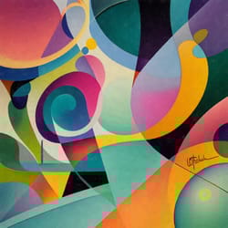 modern painting home geometric abstract art acrylic blue painting on canvas original painting as gift contemporary art