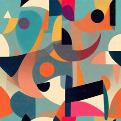 modern painting home geometric abstract art acrylic painting on canvas original painting as gift venice carnival mask