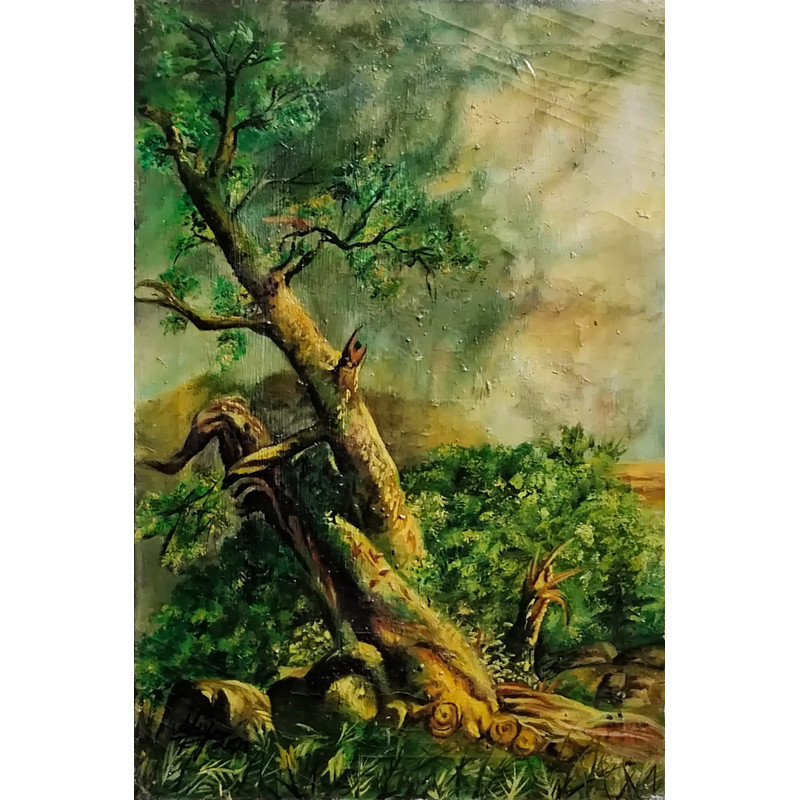 Oil Painting Landscape Forest 0