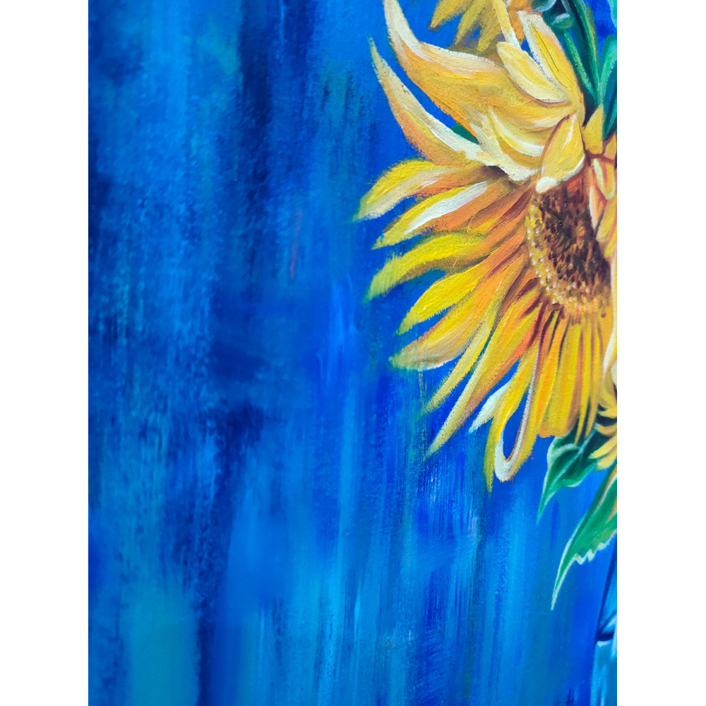 Sunflower Still Life Oil Painting 1
