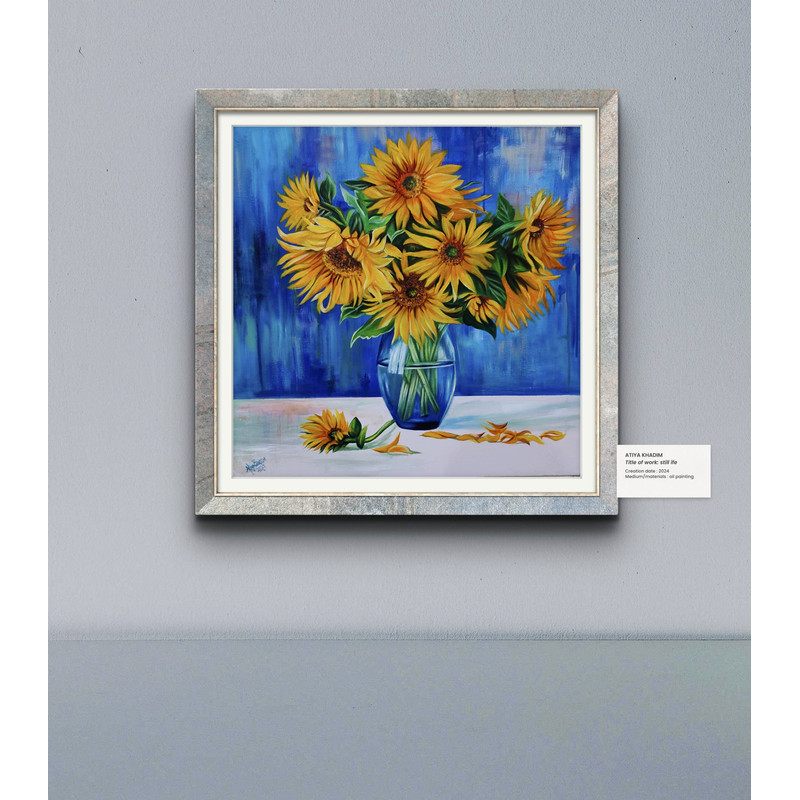 Sunflower Still Life Oil Painting 6
