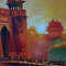 Landscape Oil Painting Lahore Fort 2