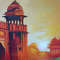 Landscape Oil Painting Lahore Fort 5