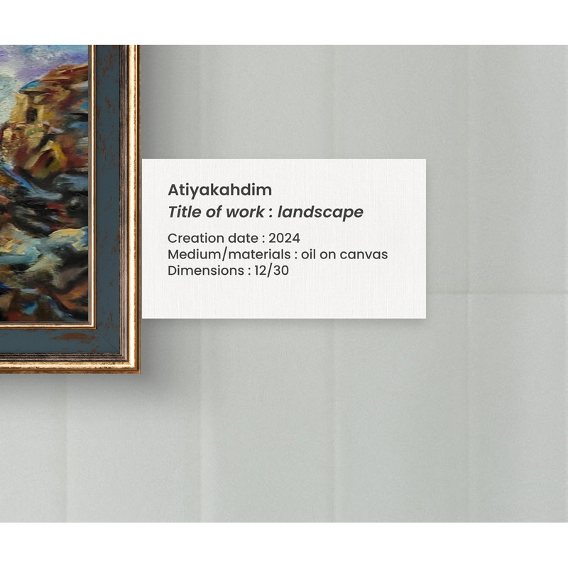 Sea Side View Oil Painting 1