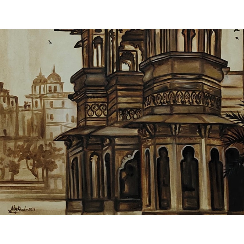 Historical Place Oil Painting 3