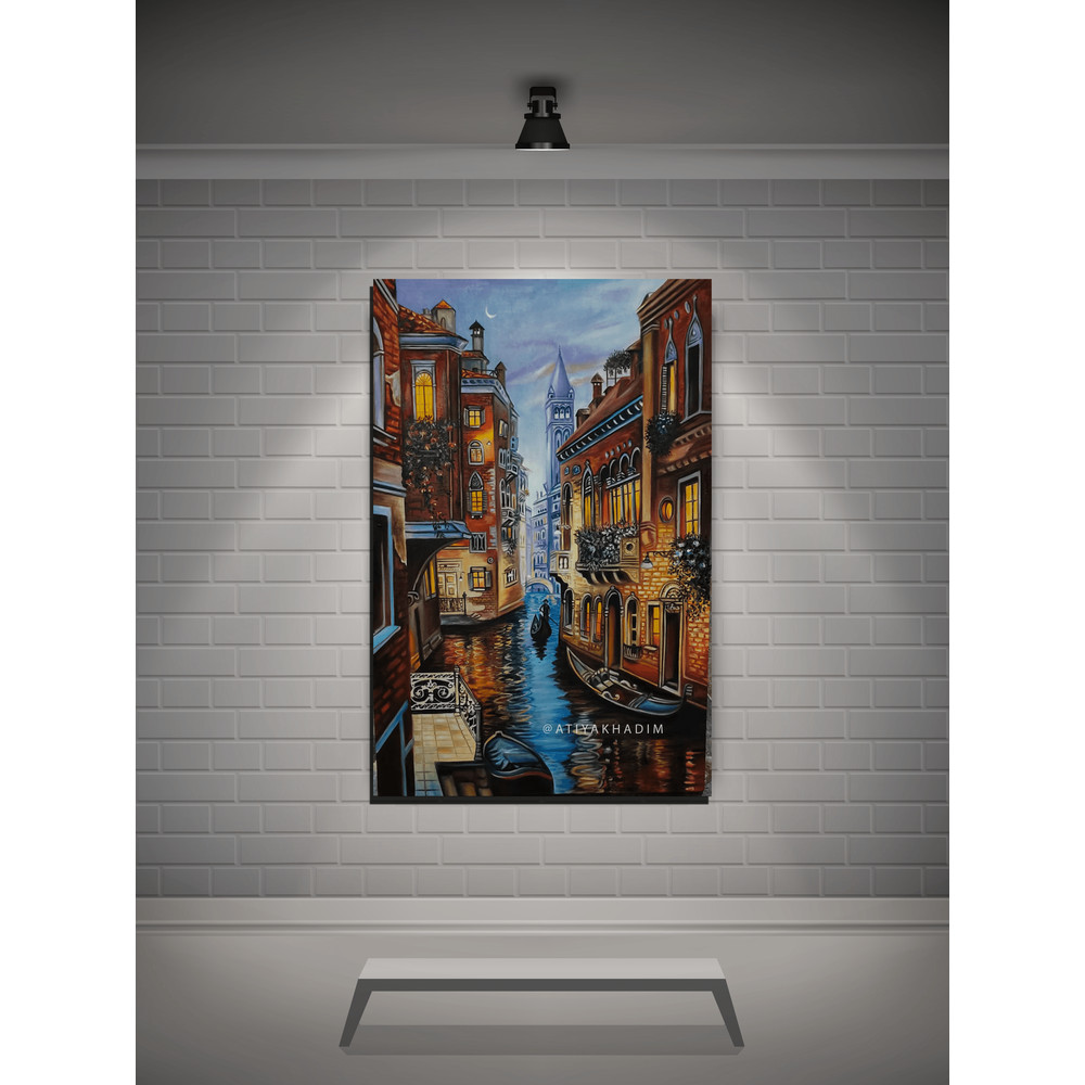 PARIS EVENING OIL PAINTING 1