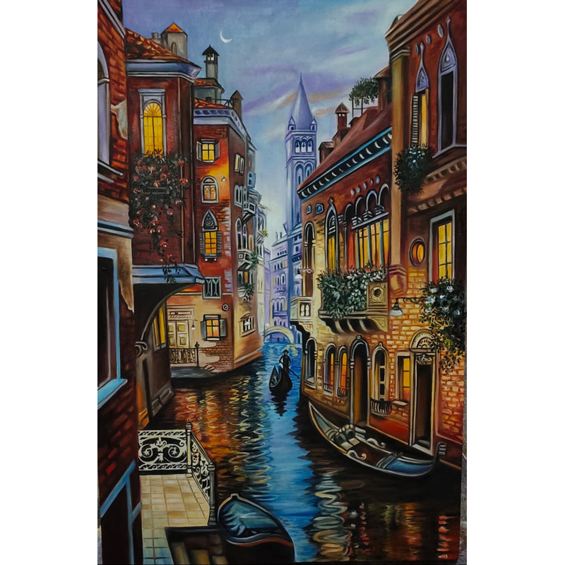 PARIS EVENING OIL PAINTING 0