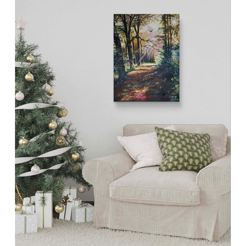 Forest Landscape Oil Painting 1