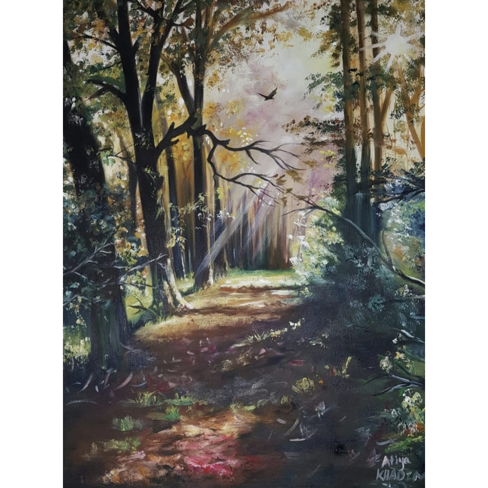 Forest Landscape Oil Painting 0