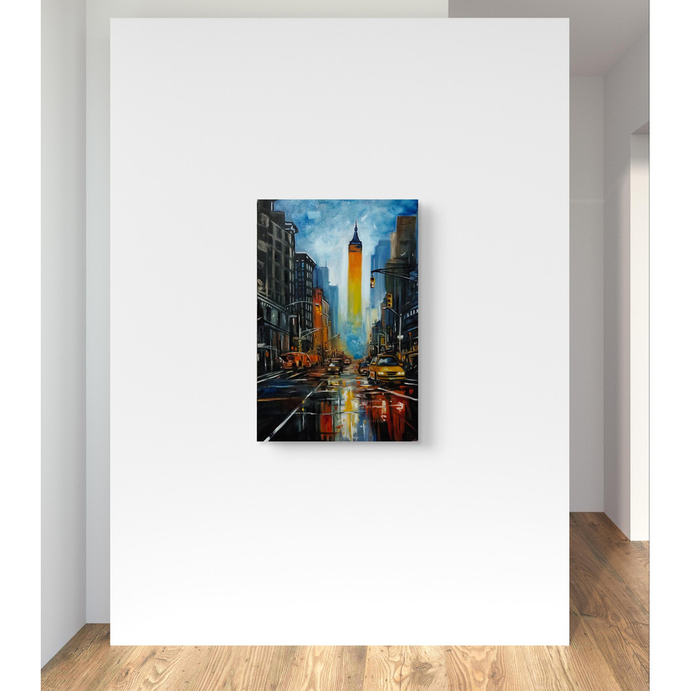 Cityscape Stroke Oil Painting 1