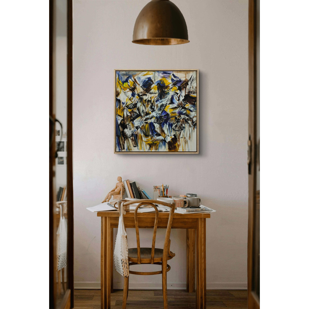 Skyward Bound Oil Painting 1