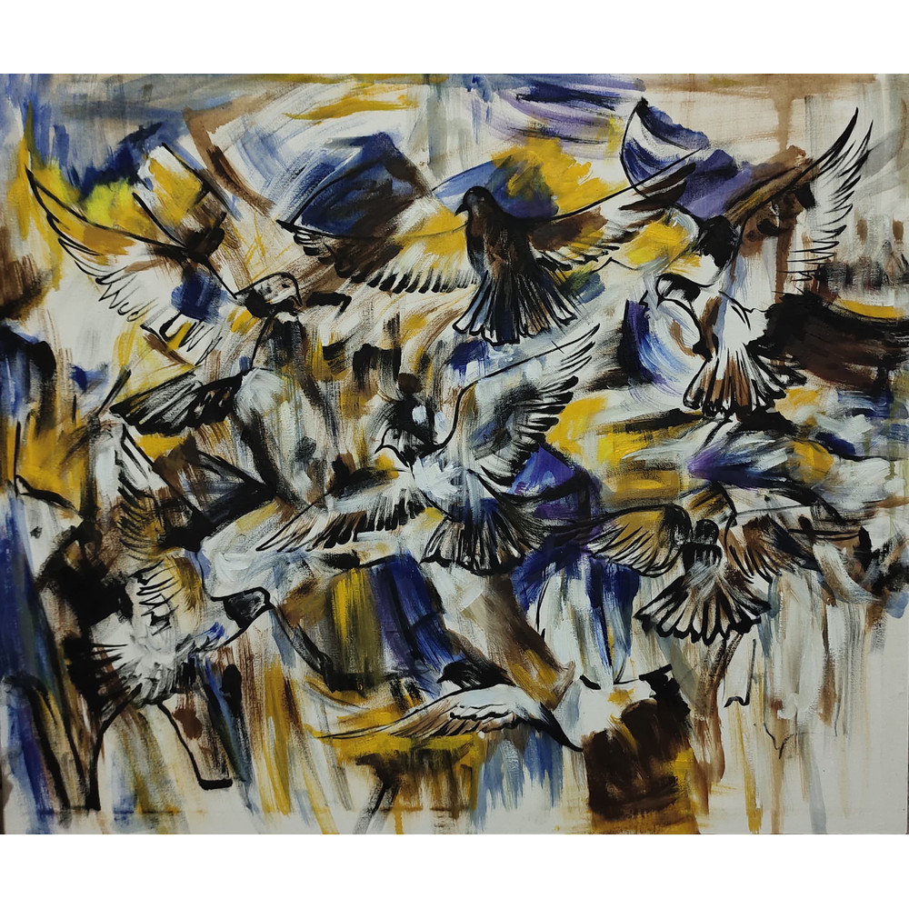 Skyward Bound Oil Painting 0