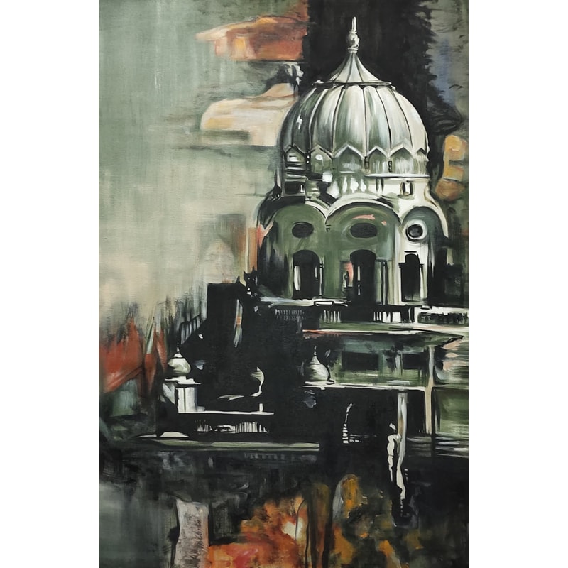 Oil Painting Majestic Qila 0