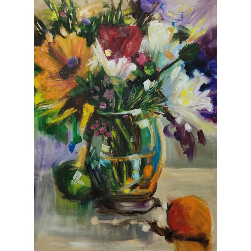 Abstract Still Life Oil Painting 0