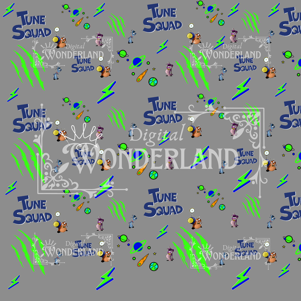 Space Jam Digital Paper Grey 0