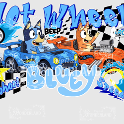 bluey hot wheels, bluey, hot wheels, bluey sublimation