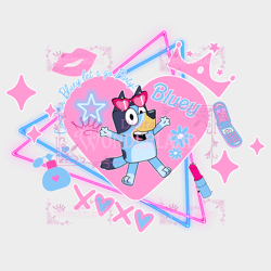 bluey barbie, bluey, cute bluey, barbie