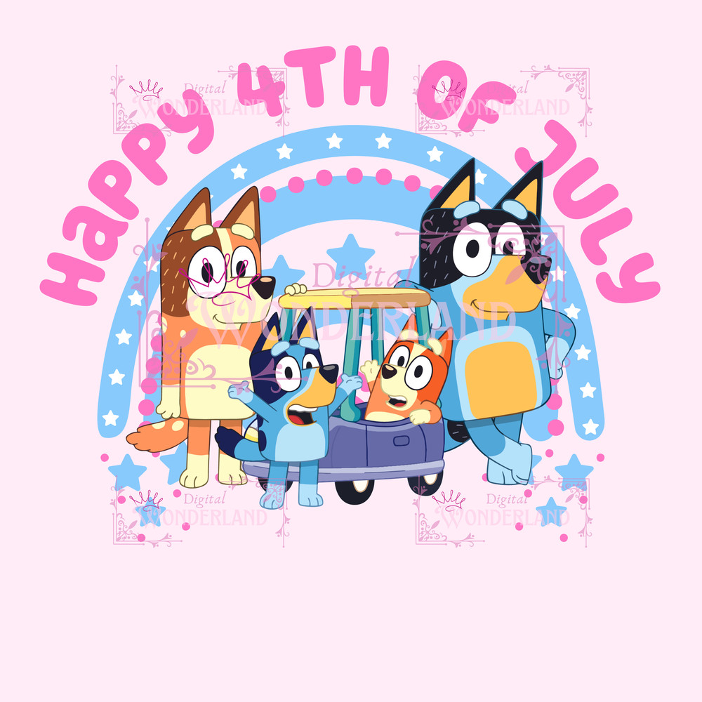 Bluey 4th Of July Bluey 4th Of July July 4th Bluey Independence Day 3