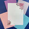 Pink Roses Personalized Writing Paper Stationery  Set Of 36 0