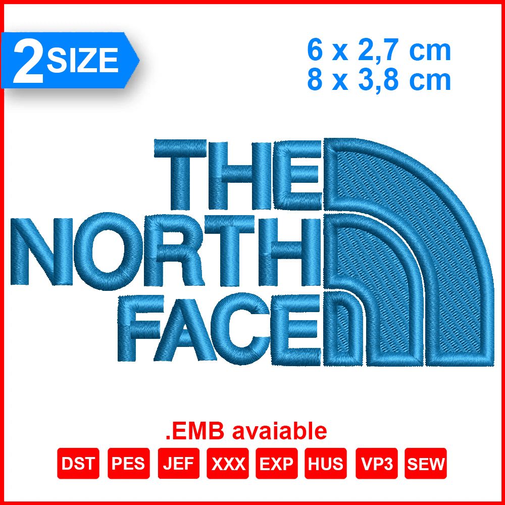 The North Face Logo Embroidery Design Fred Perry Embroidery Logo Design Embroidery File Instant Dow 0