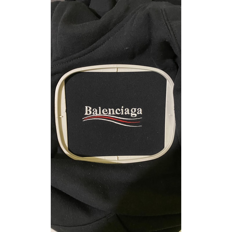 Balenciaga Political Campaign Logo Embroidery Design Balenciaga Embroidery Embroidery File Instant 3