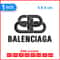 Balenciaga BB Monogram Logo Embroidery Design Balenciaga Embroidery Logo Design Embroidery File Ins 0